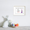 Cool Stuff. Inspirational art print in a white frame on a white wall. By Irish artist Francis Leavey