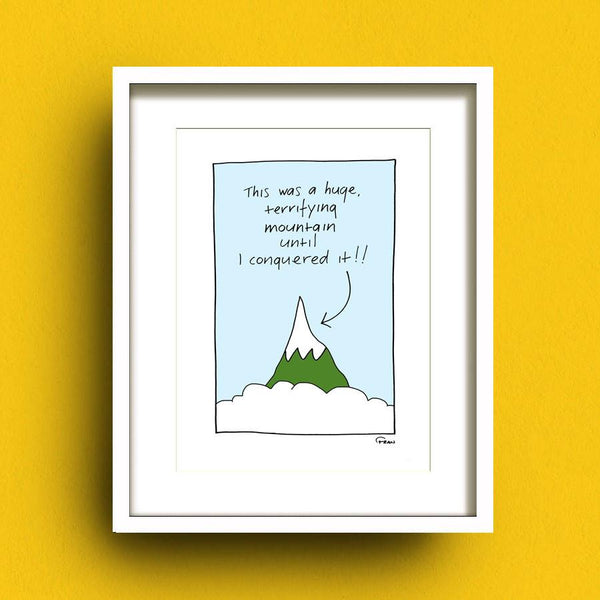 Conquer It Art Print Fab Cow
