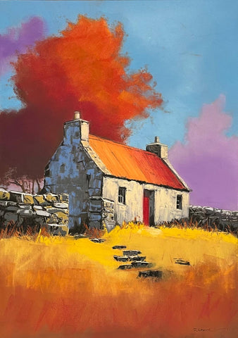 Where the heart is Original Pastel Painting