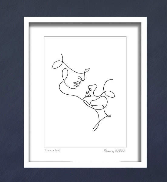 Love is love - women (single line)