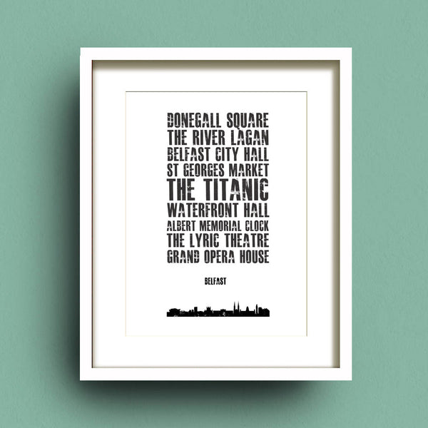 Belfast City Framed Art Print by Francis Leavey