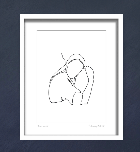 Lean on me (single line)