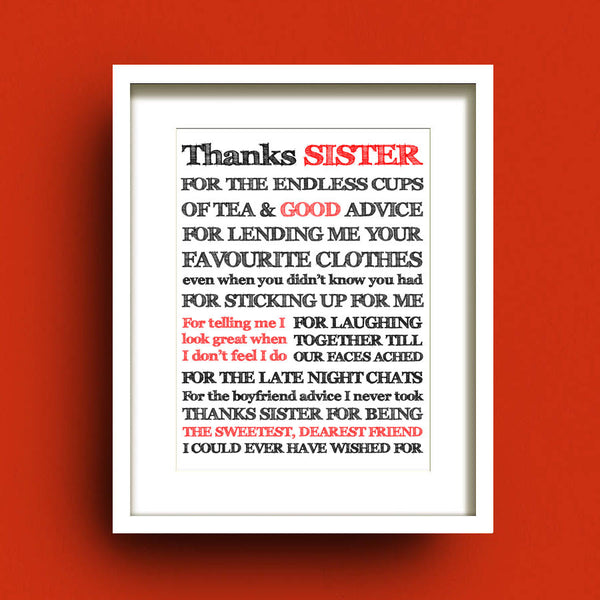 Thanks Sister by Francis Leavey